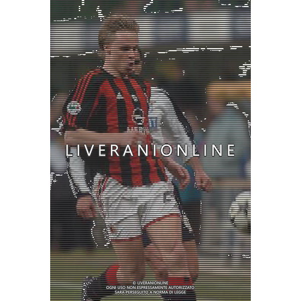 MILANO 05/02/04 SEMIFINALE DI COPPA TIM 2003/04 MILAN-LAZIO nella foto laursen martin ph gigi arcaini/ag.aldo liverani