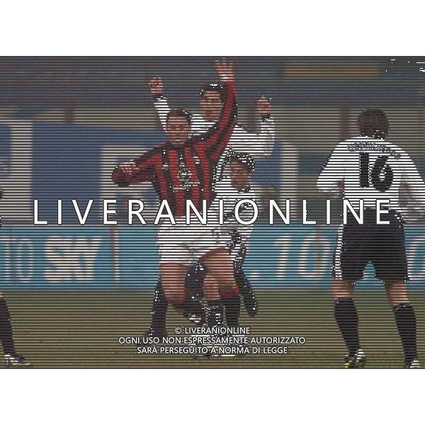 MILANO 05/02/04 SEMIFINALE DI COPPA TIM 2003/04 MILAN-LAZIO nella foto redondo fernando ph gigi arcaini/ag.aldo liverani