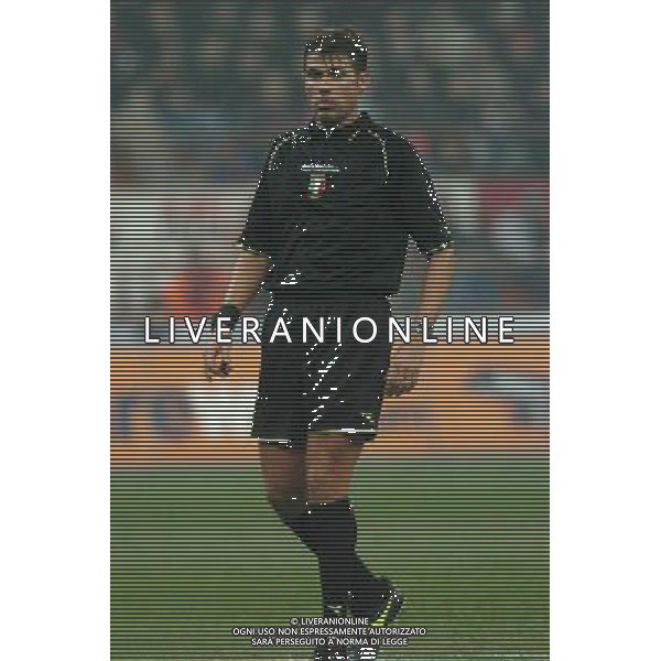 MILANO 05/02/04 SEMIFINALE DI COPPA TIM 2003/04 MILAN-LAZIO nella foto arbitro rosetti roberto ph gigi arcaini/ag.aldo liverani