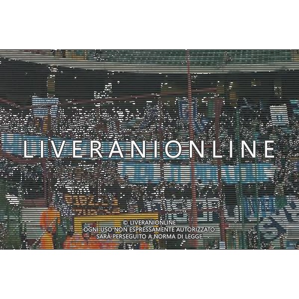 MILANO 05/02/04 SEMIFINALE DI COPPA TIM 2003/04 MILAN-LAZIO nella foto striscione in favore di materazzi ph gigi arcaini/ag.aldo liverani