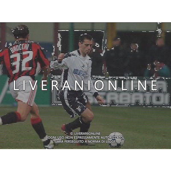 MILANO 05/02/04 SEMIFINALE DI COPPA TIM 2003/04 MILAN-LAZIO nella foto zauri luciano ph gigi arcaini/ag.aldo liverani