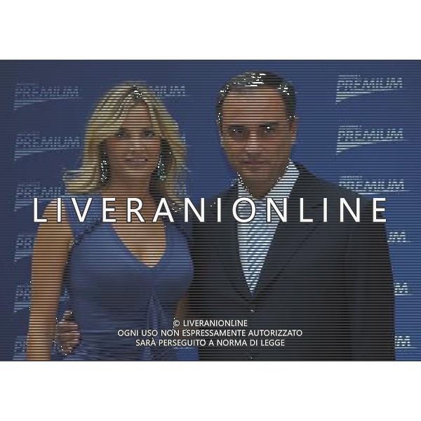 MILANO 26/7/2010 VIA PALEOCAPA, 3 PRESENTAZIONE DELLA SQUADRA GIORNALISTICA DI: -MEDIASET PREMIUM- NELLA FOTO SANDRO PICCININI E MIKAELA CALCAGNO FOTO ROMANO/AG ALDO LIVERANI