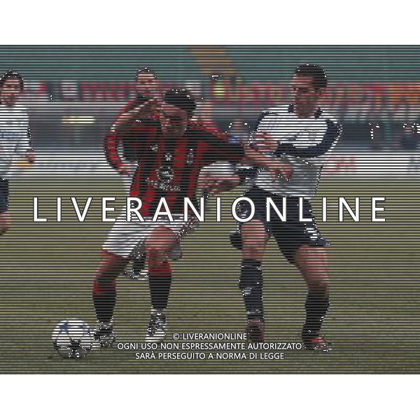 Milano 05/02/2004 coppa italia Tim Cup 2003/04 milan-lazio 1:2 nella foto BROCCHI ZAURI ph marco luzzani/ag aldo liverani s.a.s.