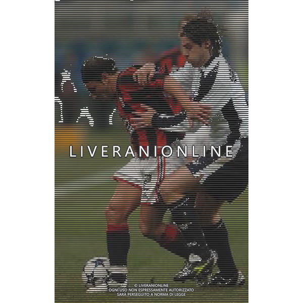 Milano 05/02/2004 coppa italia Tim Cup 2003/04 milan-lazio 1:2 nella foto BROCHHI GIANNICHEDDA ph marco luzzani/ag aldo liverani s.a.s.