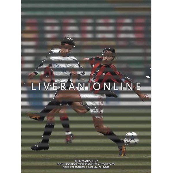 Milano 05/02/2004 coppa italia Tim Cup 2003/04 milan-lazio 1:2 nella foto CORRADI NESTA ph marco luzzani/ag aldo liverani s.a.s.