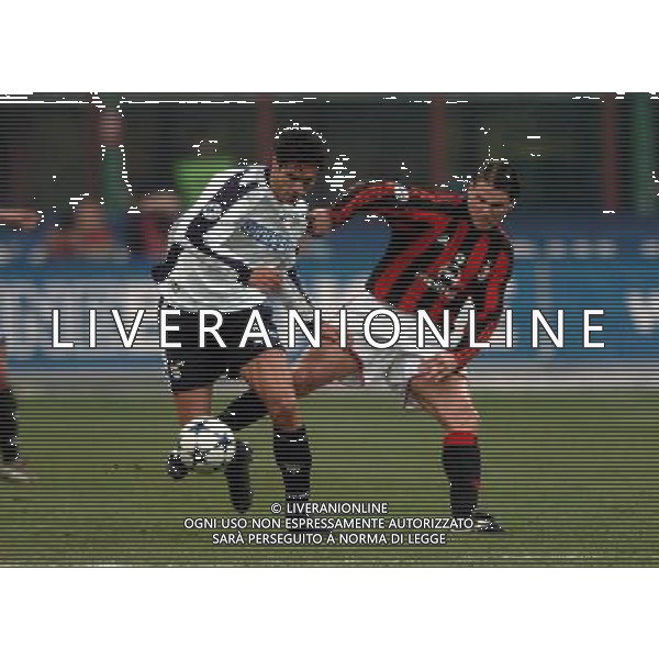 Milano 05/02/2004 coppa italia Tim Cup 2003/04 milan-lazio 1:2 nella foto CORRADI REDONDO ph marco luzzani/ag aldo liverani s.a.s.