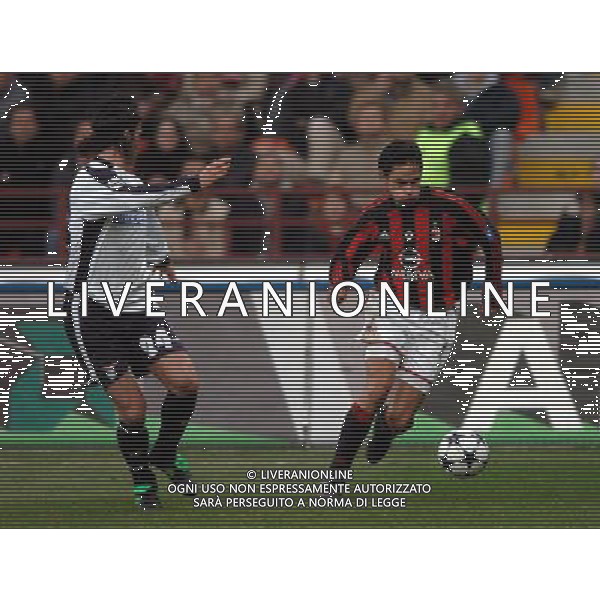 Milano 05/02/2004 coppa italia Tim Cup 2003/04 milan-lazio 1:2 nella foto INZAGHI COUTO ph marco luzzani/ag aldo liverani s.a.s.