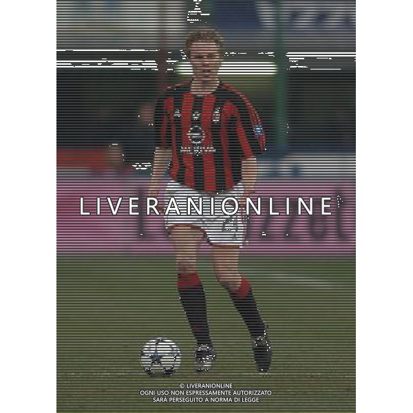 Milano 05/02/2004 coppa italia Tim Cup 2003/04 milan-lazio 1:2 nella foto LAURSEN MARTIN ph marco luzzani/ag aldo liverani s.a.s.