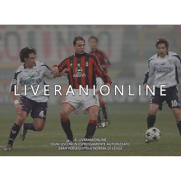 Milano 05/02/2004 coppa italia Tim Cup 2003/04 milan-lazio 1:2 nella foto REDONDO ALBERTINI ph marco luzzani/ag aldo liverani s.a.s.