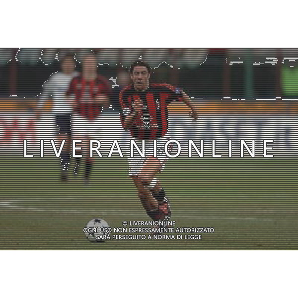 Milano 05/02/2004 coppa italia Tim Cup 2003/04 milan-lazio 1:2 nella foto RUI COSTA MANUEL ph marco luzzani/ag aldo liverani s.a.s.