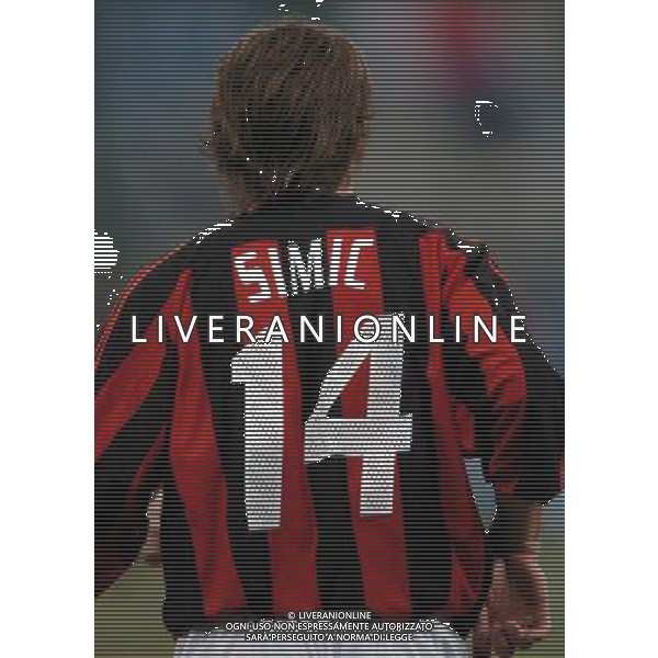 Milano 05/02/2004 coppa italia Tim Cup 2003/04 milan-lazio 1:2 nella foto simic dario ph marco luzzani/ag aldo liverani s.a.s.
