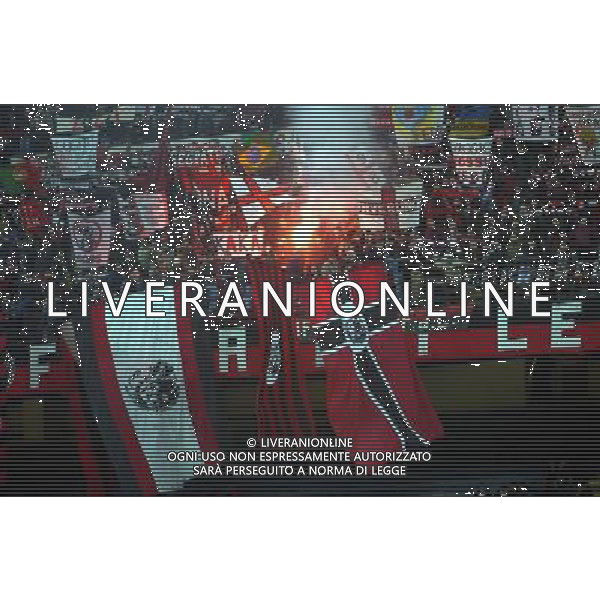 Milano 05/02/2004 coppa italia Tim Cup 2003/04 milan-lazio 1:2 nella foto tifo milan ph marco luzzani/ag aldo liverani s.a.s.