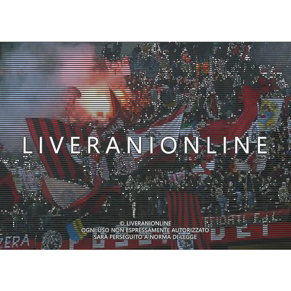 Milano 05/02/2004 coppa italia Tim Cup 2003/04 milan-lazio 1:2 nella foto tifo milan ph marco luzzani/ag aldo liverani s.a.s.
