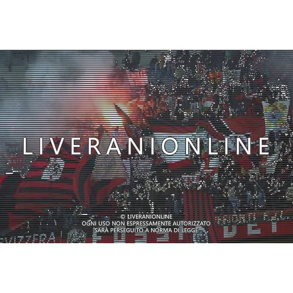 Milano 05/02/2004 coppa italia Tim Cup 2003/04 milan-lazio 1:2 nella foto tifo milan ph marco luzzani/ag aldo liverani s.a.s.