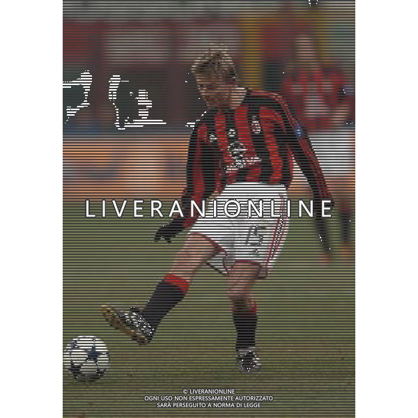 Milano 05/02/2004 coppa italia Tim Cup 2003/04 milan-lazio 1:2 nella foto TOMASSON JON DAHL ph marco luzzani/ag aldo liverani s.a.s.