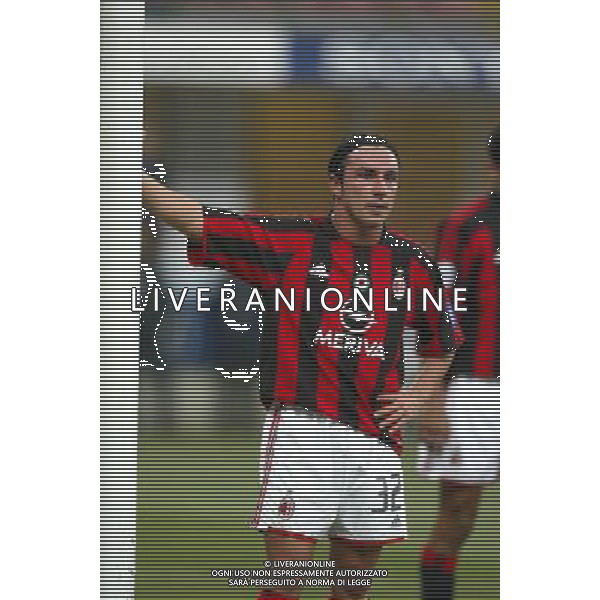 milano 05/02/04 milna-lazio coppa italia tim cup nella foto cristian brocchi ph junior belardo / ag aldo liverani s.a.s.