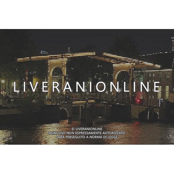 Illuminated sling bridge in Amsterdam, Holland ©PHOTOSHOT/Agenzia Aldo Liverani Sas - ITALY ONLY - VEDUTE DELLA CITTA\' DI AMSTERDAM IN OLANDA PAESI BASSI