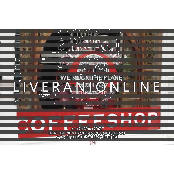 Stone\'s Cafe and coffee shop in Amsterdam, Holland ©PHOTOSHOT/Agenzia Aldo Liverani Sas - ITALY ONLY - VEDUTE DELLA CITTA\' DI AMSTERDAM IN OLANDA PAESI BASSI