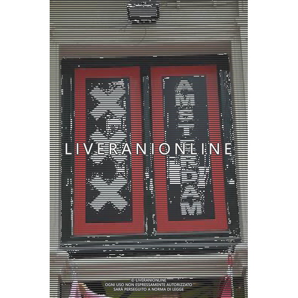 Amsterdam XXX logo in Amsterdam, Holland ©PHOTOSHOT/Agenzia Aldo Liverani Sas - ITALY ONLY - VEDUTE DELLA CITTA\' DI AMSTERDAM IN OLANDA PAESI BASSI
