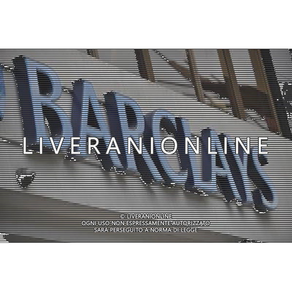 Barclays Bank reveal their results tomorrow, thursday. Photo Shows; Barclays Bank Logo © David Wimsett - Photoshot - Ag. Aldo Liverani sas ITALY ONLY