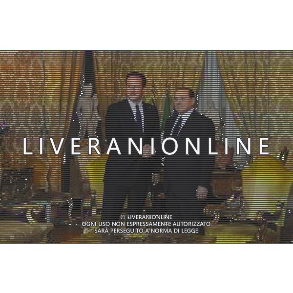 Roma - Palazzo Chigi - Il Presidente del Consiglio dei Ministri Silvio Berlusconi incontra il Primo Ministro del Regno Unito di Gran Bretagna e Irlanda del Nord David Cameron ph Corradetti/Ag. Aldo Liverani Sas