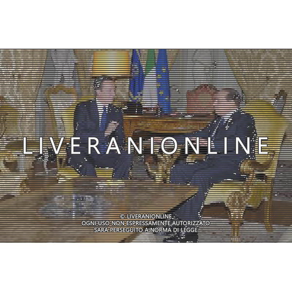 Roma - Palazzo Chigi - Il Presidente del Consiglio dei Ministri Silvio Berlusconi incontra il Primo Ministro del Regno Unito di Gran Bretagna e Irlanda del Nord David Cameron ph Corradetti/Ag. Aldo Liverani Sas
