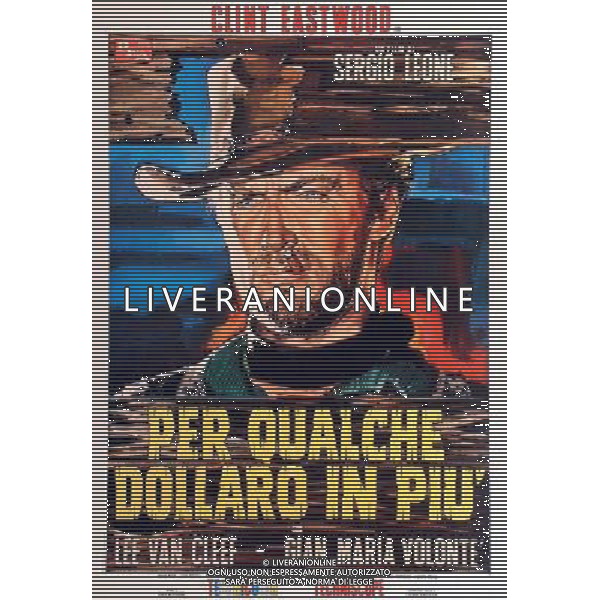 FILM PER QUALCHE DOLLARO IN PIU 1965 NELLA FOTO LOCANDINA AG ALDOL IVERANI
