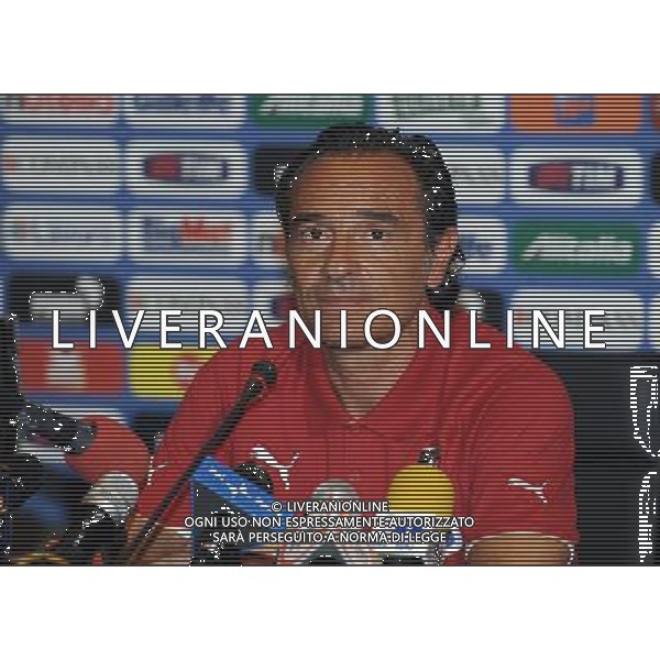 Raduno Nazionale Italiana a Coverciano Coverciano(FI) - 08.08.2010 Conferenza Stampa Nella Foto:cesare prandelli /Ph.Vitez-Ag. Aldo Liverani