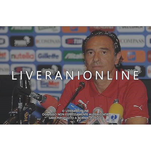 Raduno Nazionale Italiana a Coverciano Coverciano(FI) - 08.08.2010 Conferenza Stampa Nella Foto:cesare prandelli /Ph.Vitez-Ag. Aldo Liverani