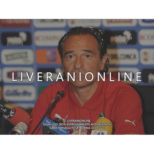 Raduno Nazionale Italiana a Coverciano Coverciano(FI) - 08.08.2010 Conferenza Stampa Nella Foto:cesare prandelli /Ph.Vitez-Ag. Aldo Liverani