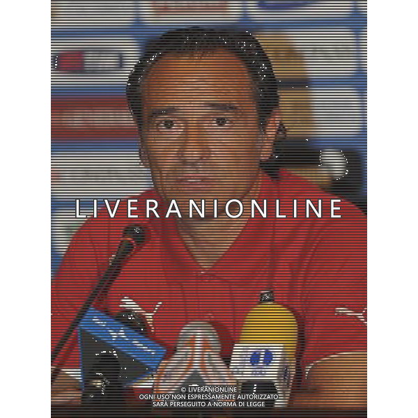 Raduno Nazionale Italiana a Coverciano Coverciano(FI) - 08.08.2010 Conferenza Stampa Nella Foto:cesare prandelli /Ph.Vitez-Ag. Aldo Liverani