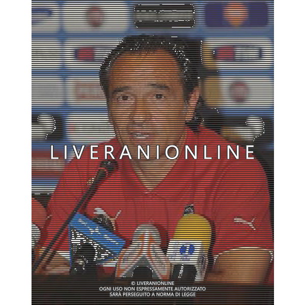 Raduno Nazionale Italiana a Coverciano Coverciano(FI) - 08.08.2010 Conferenza Stampa Nella Foto:cesare prandelli /Ph.Vitez-Ag. Aldo Liverani