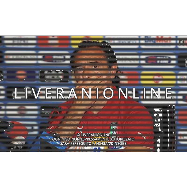 Raduno Nazionale Italiana a Coverciano Coverciano(FI) - 08.08.2010 Conferenza Stampa Nella Foto:cesare prandelli /Ph.Vitez-Ag. Aldo Liverani