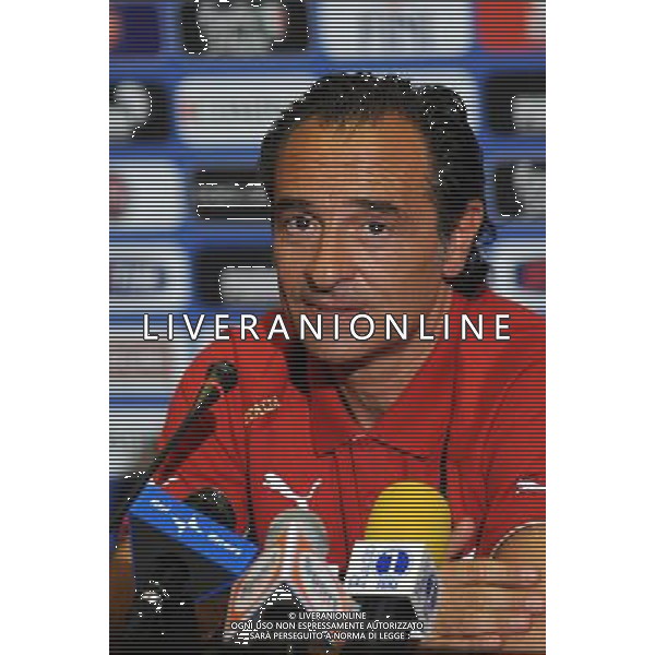 Raduno Nazionale Italiana a Coverciano Coverciano(FI) - 08.08.2010 Conferenza Stampa Nella Foto:cesare prandelli /Ph.Vitez-Ag. Aldo Liverani