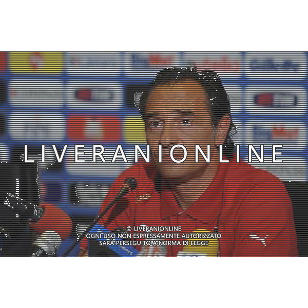 Raduno Nazionale Italiana a Coverciano Coverciano(FI) - 08.08.2010 Conferenza Stampa Nella Foto: cesare prandelli /Ph.Vitez-Ag. Aldo Liverani