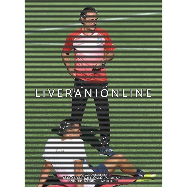 Raduno Nazionale Italiana a Coverciano Coverciano(FI) - 08.08.2010 Allenamento Nella Foto:prandelli cesare-fabio quagliarella /Ph.Vitez-Ag. Aldo Liverani