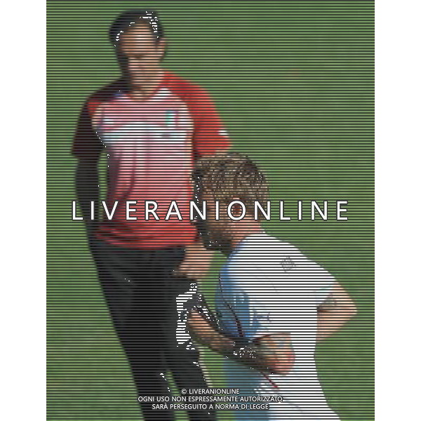 Raduno Nazionale Italiana a Coverciano Coverciano(FI) - 08.08.2010 Allenamento Nella Foto:de rossidaniele- prandelli cesare /Ph.Vitez-Ag. Aldo Liverani