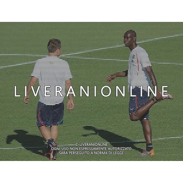 Raduno Nazionale Italiana a Coverciano Coverciano(FI) - 08.08.2010 Allenamento Nella Foto:cassano antonio- balotelli mario /Ph.Vitez-Ag. Aldo Liverani