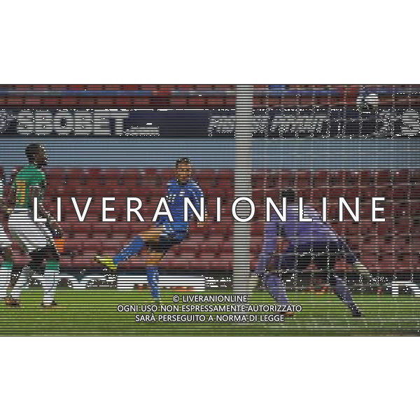 Amichevole Londra (Upton Park Stadium) - 10.08.2010 Italia-Costa d\'Avorio Nella Foto:occasione di fabio quagliarella /Ph.Vitez-Ag. Aldo Liverani