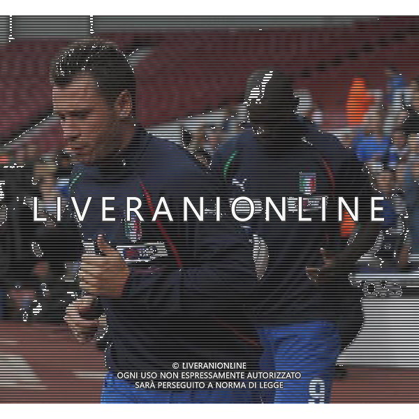 Amichevole Londra (Upton Park Stadium) - 10.08.2010 Italia-Costa d\'Avorio Nella Foto:Antonio CASSANO Mario BALOTELLI /Ph.Vitez-Ag. Aldo Liverani