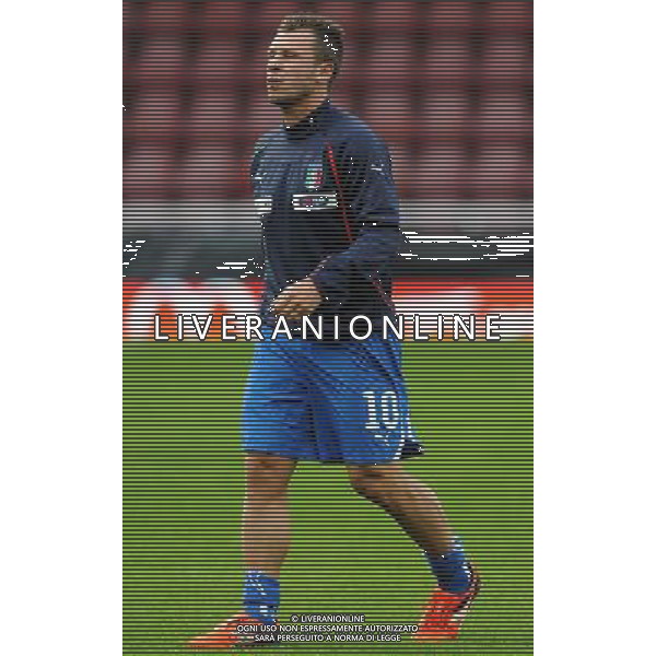 Amichevole Londra (Upton Park Stadium) - 10.08.2010 Italia-Costa d\'Avorio Nella Foto:Antonio CASSANO /Ph.Vitez-Ag. Aldo Liverani