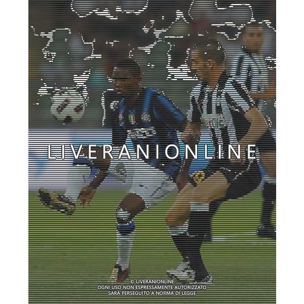 Trofeo TIM 2010 Bari - 13.08.2010 Juventus-Inter-Milan Nella Foto: samuel eto\'o e leonardo bonucci /Ph.Vitez-Ag. Aldo Liverani