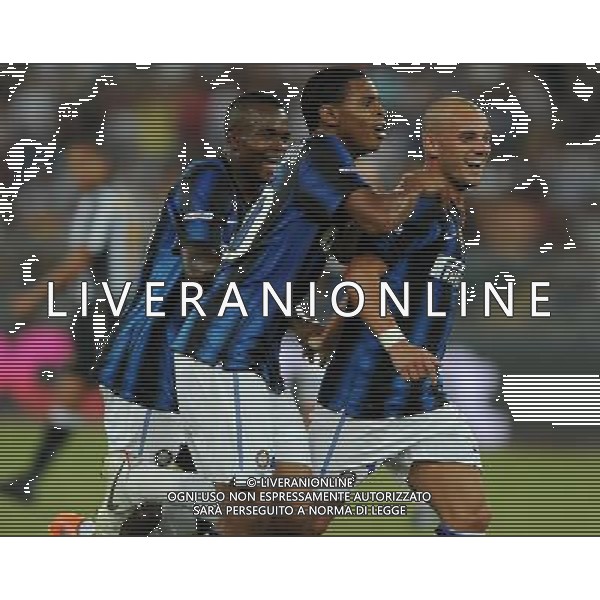 Trofeo TIM 2010 Bari - 13.08.2010 Juventus-Inter-Milan Nella Foto:esultanza dopo il gol di wesley sneijder /Ph.Vitez-Ag. Aldo Liverani