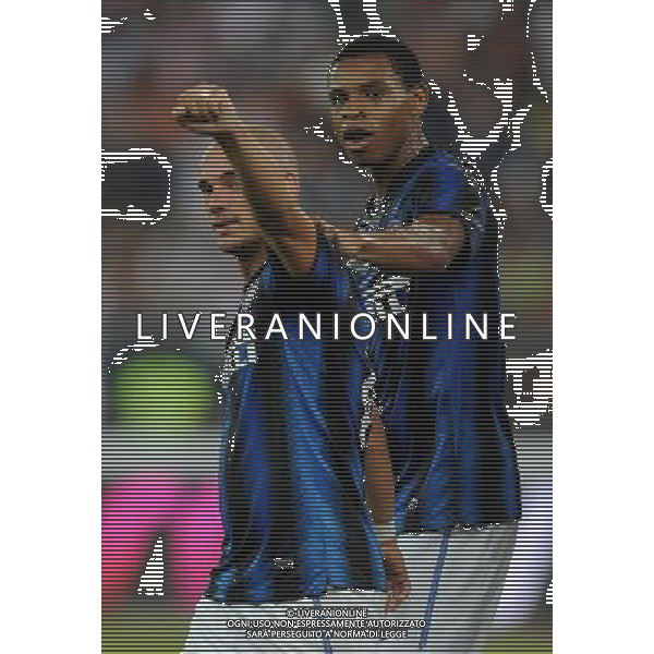 Trofeo TIM 2010 Bari - 13.08.2010 Juventus-Inter-Milan Nella Foto:esultanza dopo il gol di wesley sneijder /Ph.Vitez-Ag. Aldo Liverani