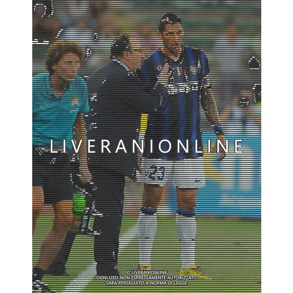 Trofeo TIM 2010 Bari - 13.08.2010 Juventus-Inter-Milan Nella Foto:marco materazzi e rafael benitez /Ph.Vitez-Ag. Aldo Liverani