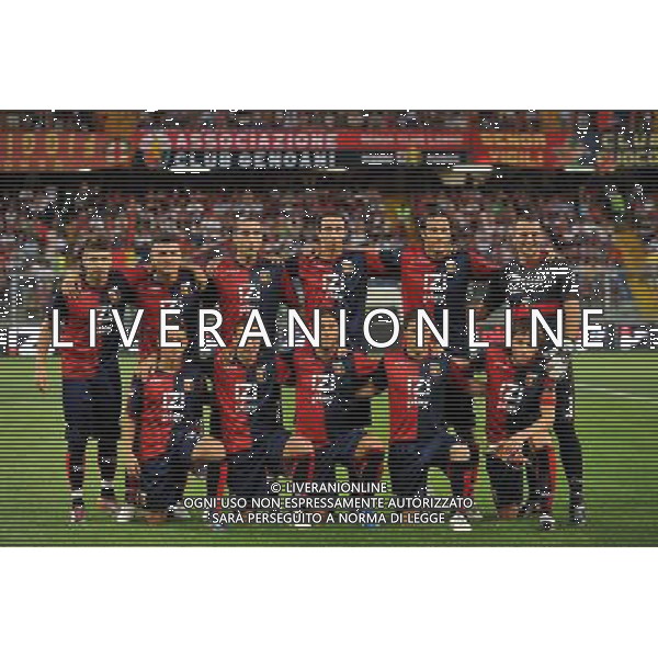 Genoa - Atletico Bilbao 14mo Trofeo Spagnolo Genova 13-08-2010 Nella foto: la formazione del genoa ©Alessandro Falzone/AGENZIA ALDO LIVERANI SAS 