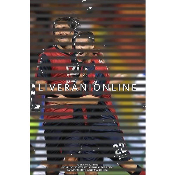 Genoa - Atletico Bilbao 14mo Trofeo Spagnolo Genova 13-08-2010 Nella foto: Esultanza dopo il gol di luca toni con destro ©Alessandro Falzone/AGENZIA ALDO LIVERANI SAS 