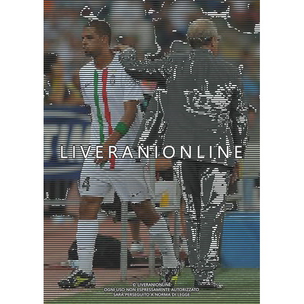 Trofeo TIM 2010 Bari - 13.08.2010 Juventus-Inter-Milan Nella Foto:felipe melo e luigi del neri /Ph.Vitez-Ag. Aldo Liverani