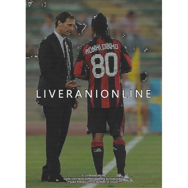 Trofeo TIM 2010 Bari - 13.08.2010 Juventus-Inter-Milan Nella Foto:allegri massimiliano con ronaldinho /Ph.Vitez-Ag. Aldo Liverani