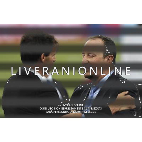 Trofeo TIM 2010 Bari - 13.08.2010 Juventus-Inter-Milan Nella Foto:rafael benitez e massimiliano allegri /Ph.Vitez-Ag. Aldo Liverani